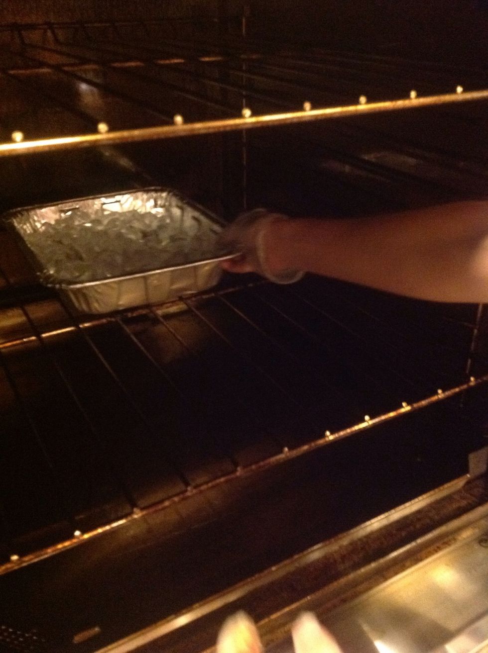 Place a pan of ice above the wood box to absorb the heat from the burning chips