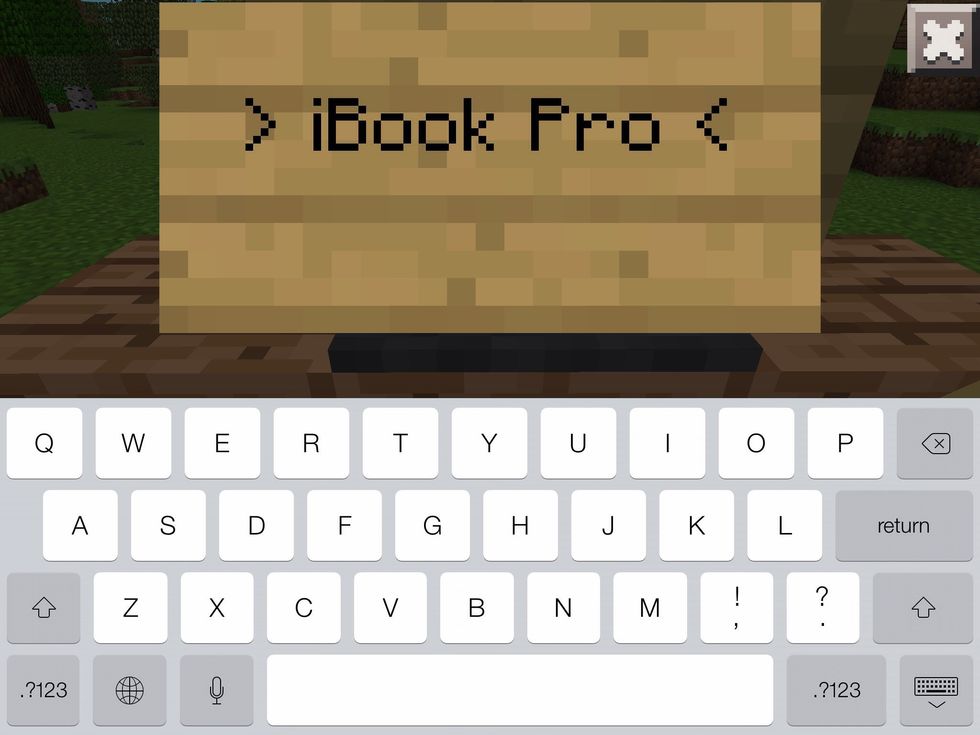 Place a sign directly on the side of the carpet. Have some fun naming the computer.