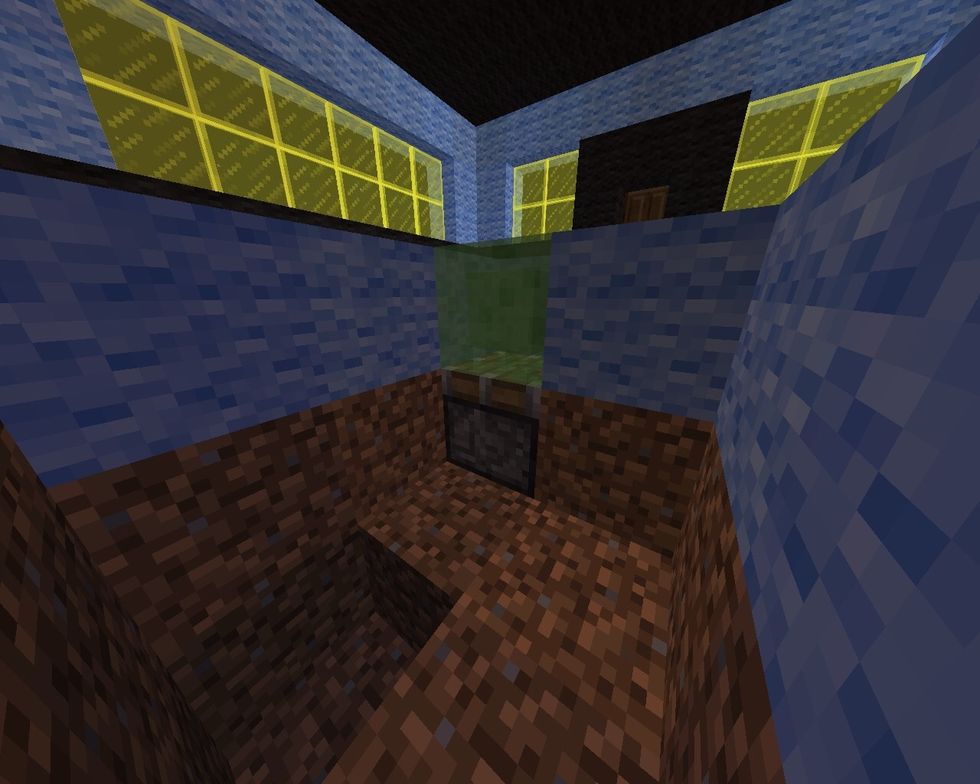 Place a sticky piston under the slime block