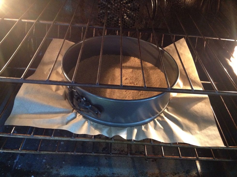 Place across in the oven when it has been preheated