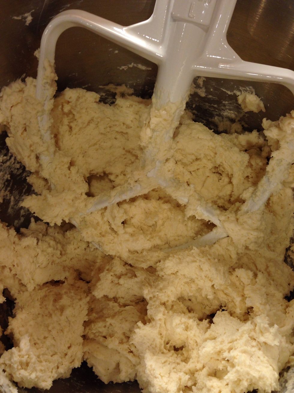 Place all ingredients in mixer (no butter!), mix until fully incorporated!