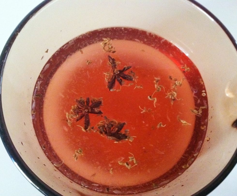Place all the ingredients in a saucepan. Stir and taste. If it's too sweet, add more lime juice and/ or wine to your taste. Bring to a boil and then lower the heat.