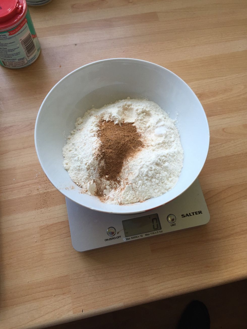 Place all your dry ingredients into a bowl