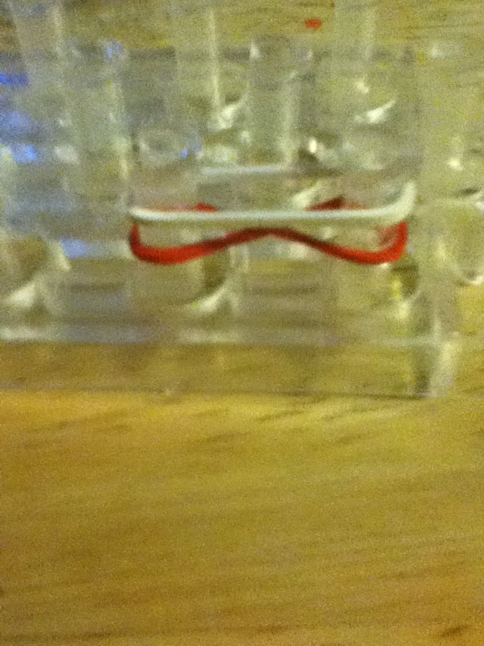 Place another band on top do not twist