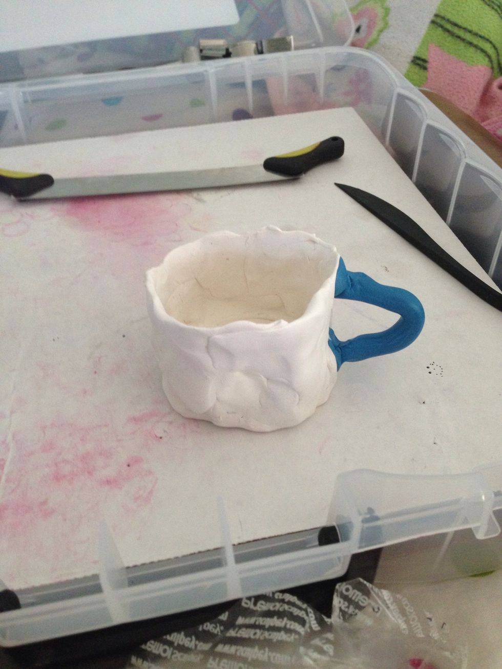 Place as a handle for your mug.