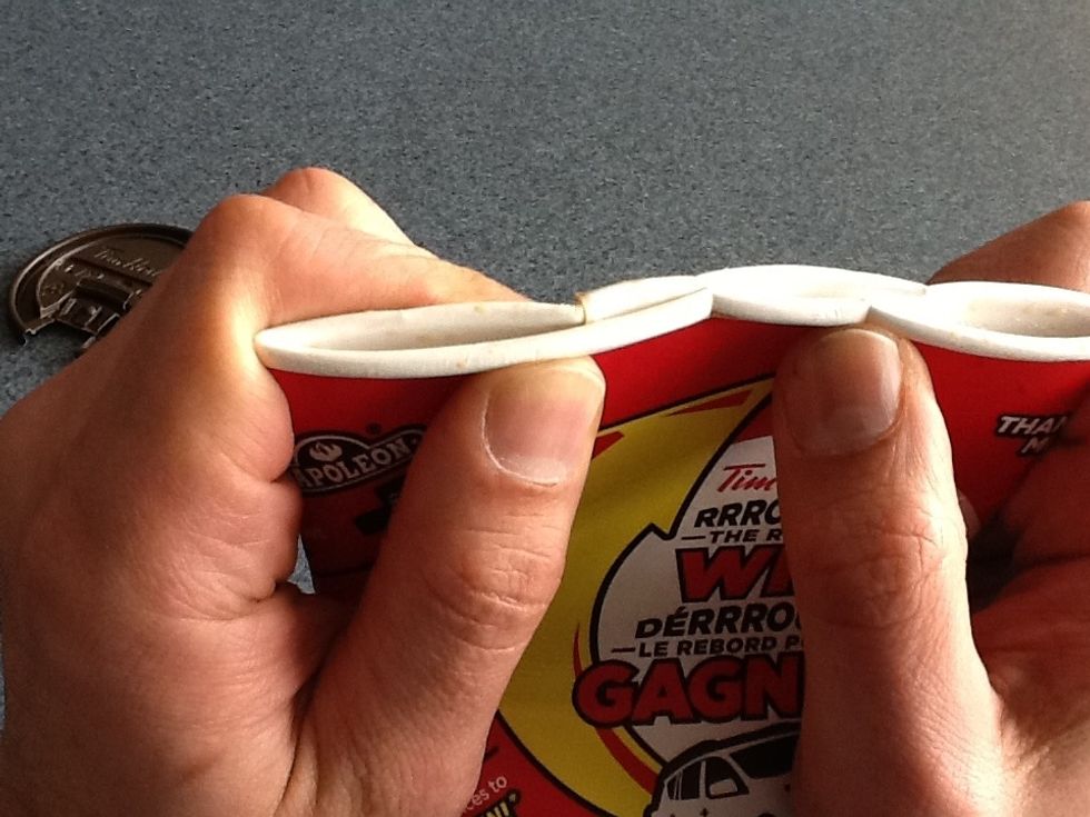How to roll up the rim of a cup B+C Guides