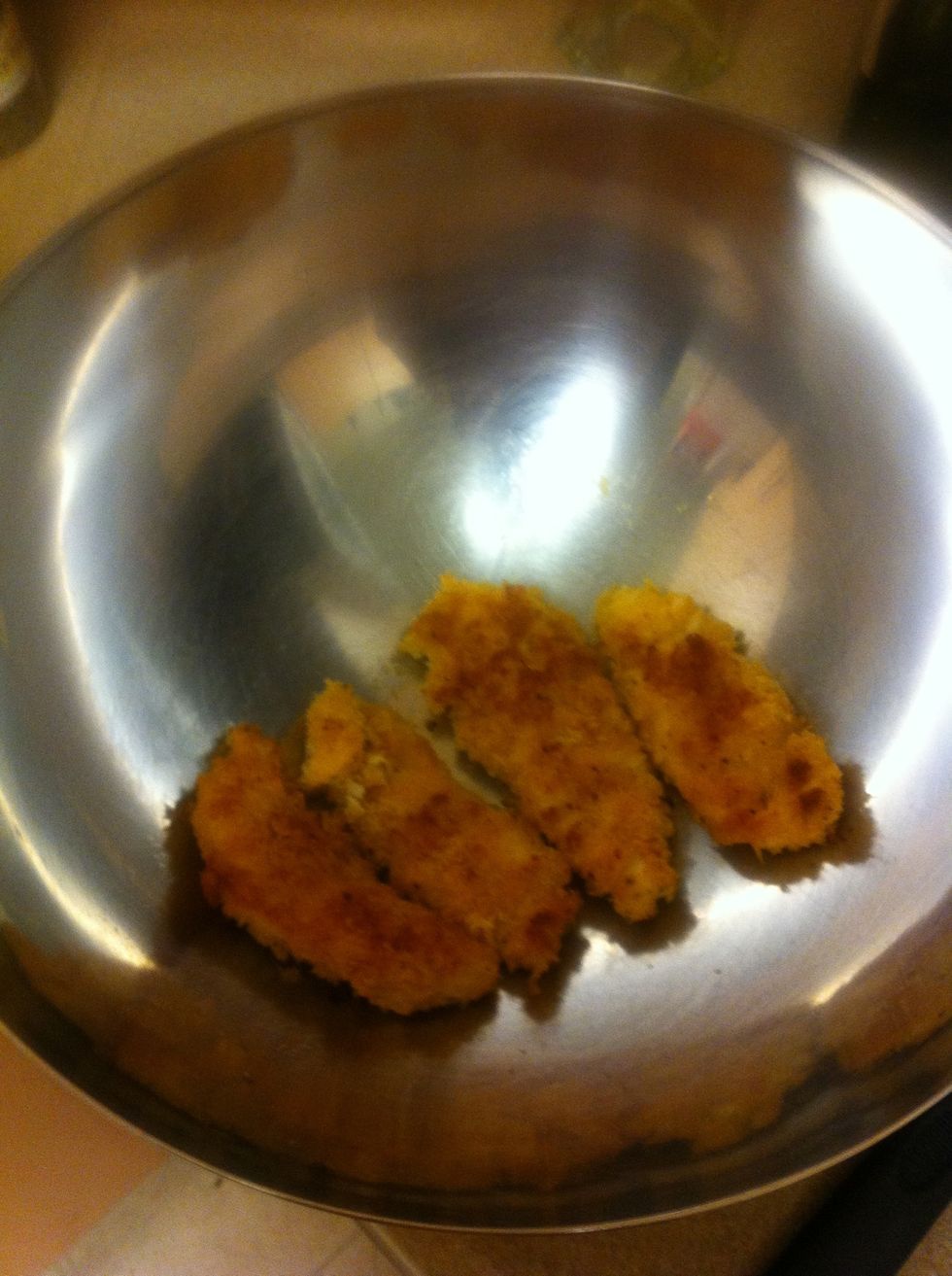 Place chicken in big bowl