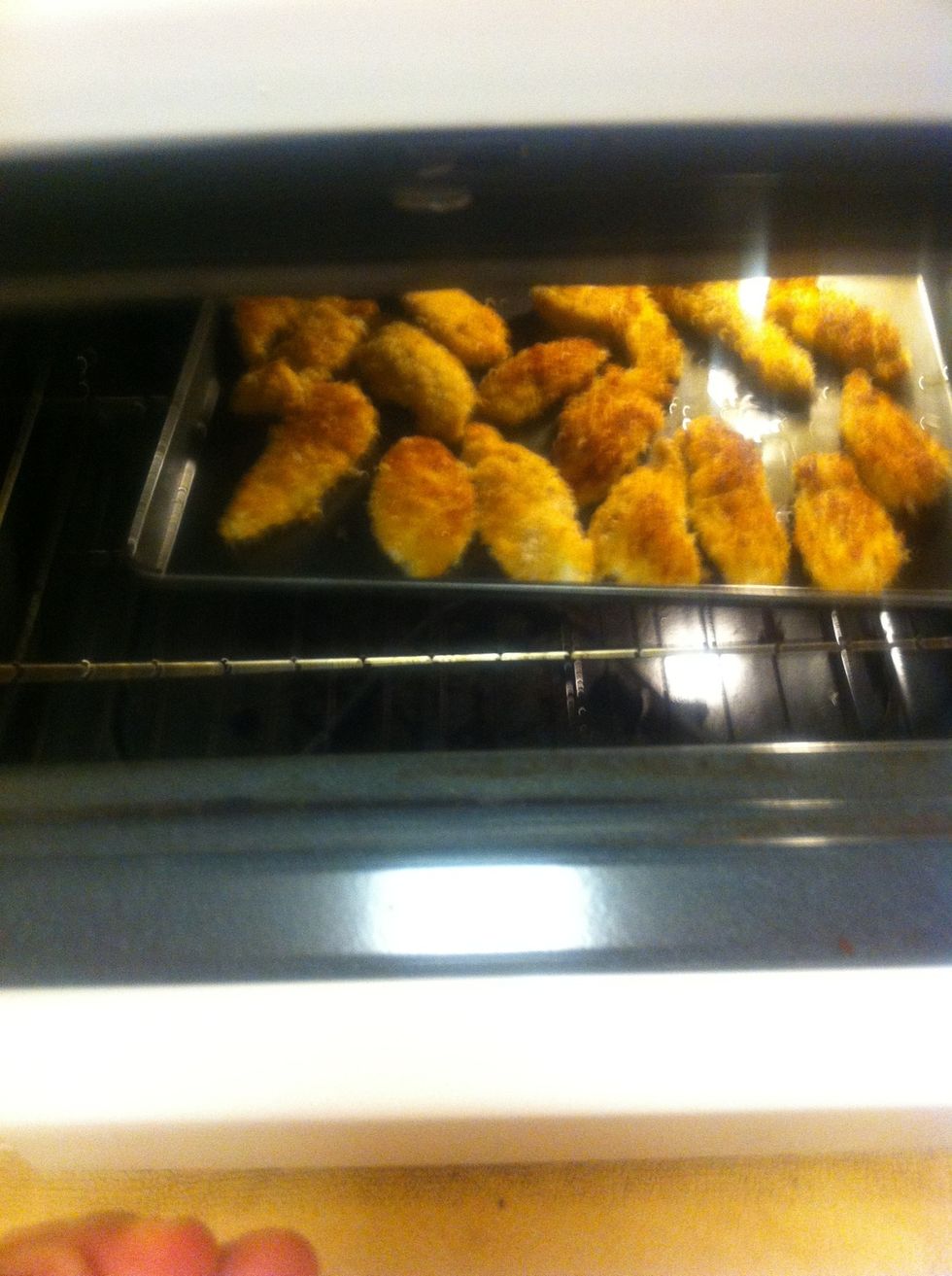 Place chicken in oven for 6 minutes