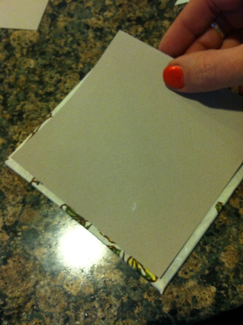 Place down inside cover... Repeat to other cover