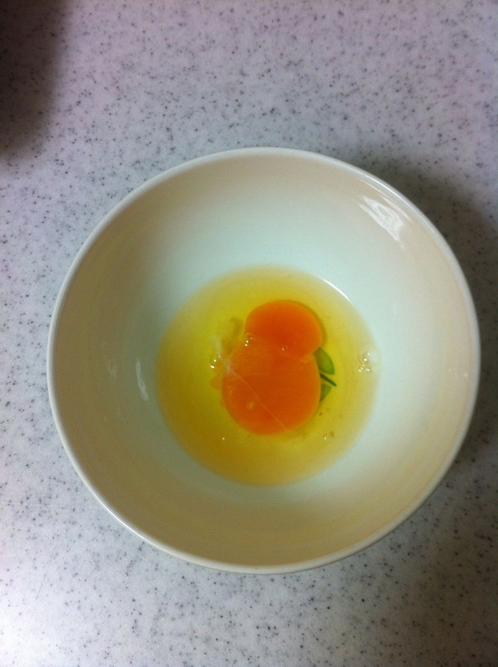 Place egg in a bowl