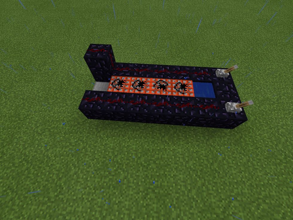 Place four TNT blocks like so