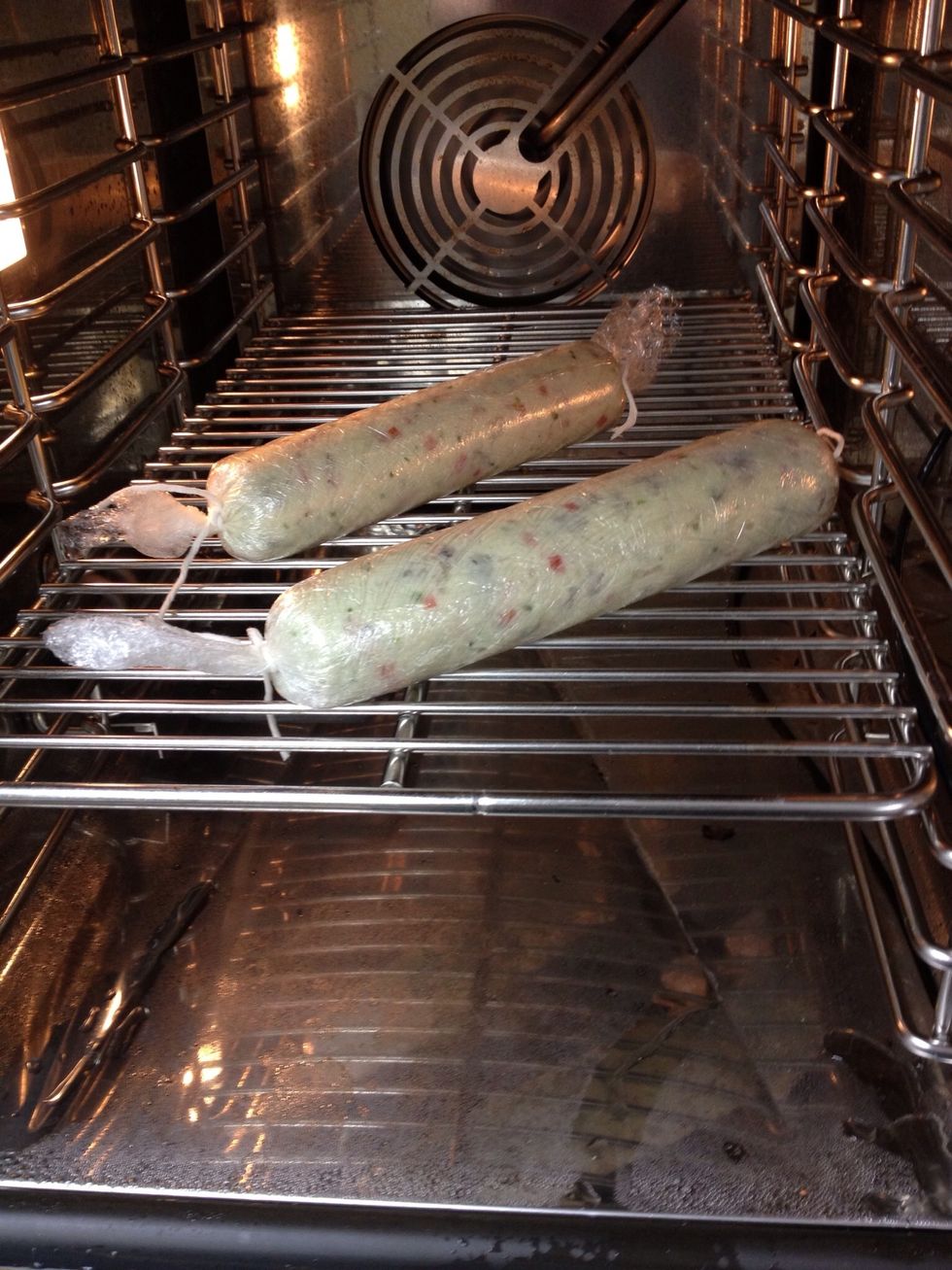 Place in 4.10 combi oven.