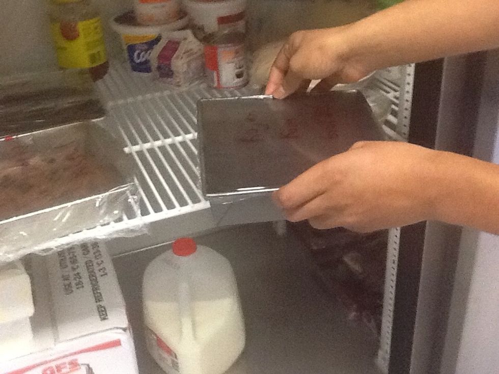 Place in a fridge till cooled and when ready you may add sprinkles in top and it will be ready to enjoy.