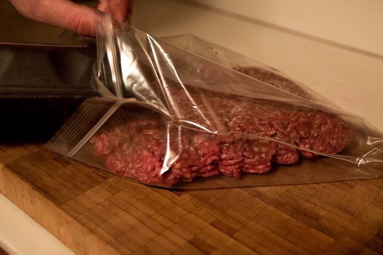 We buy ground beef in bulk and Ziploc it into smaller portions