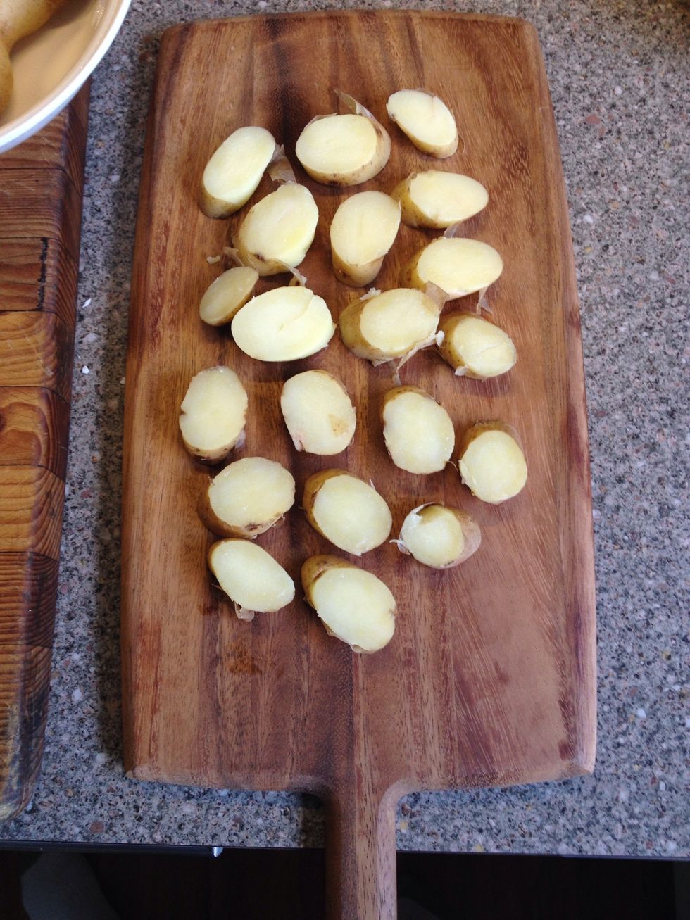 Place in a nice way on a board/plate