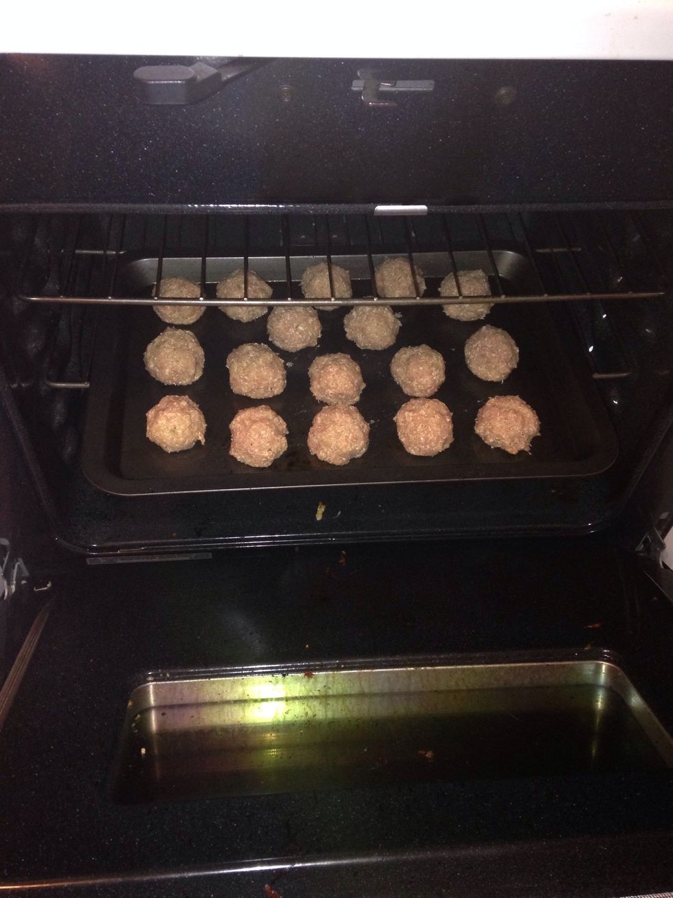 Place in a preheated 400 degree oven for 25 minutes.