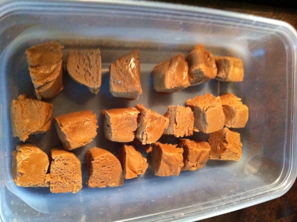 Place in container that can seal.