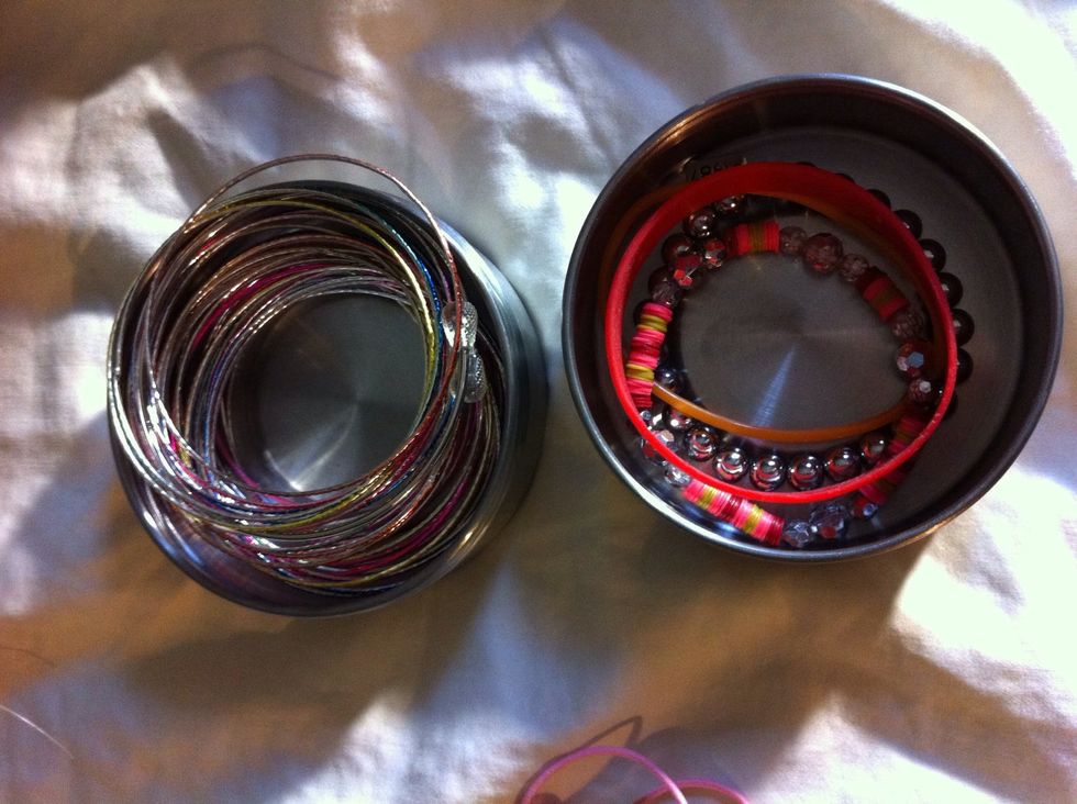 Place in containers.