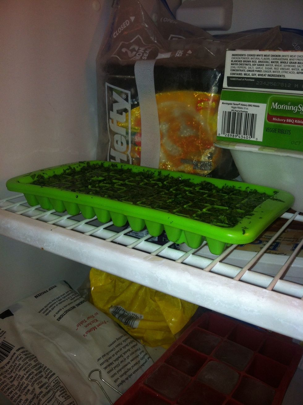 Place in fridge and leave overnight.
