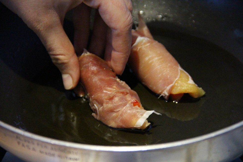 Place in frying pan with some olive oil