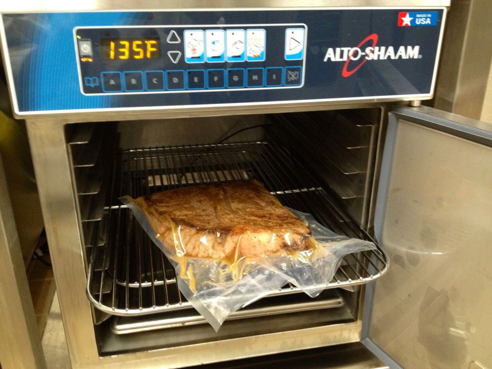 Place in heated Alto-Shaam Cook & Hold oven set at 135F (57C).
