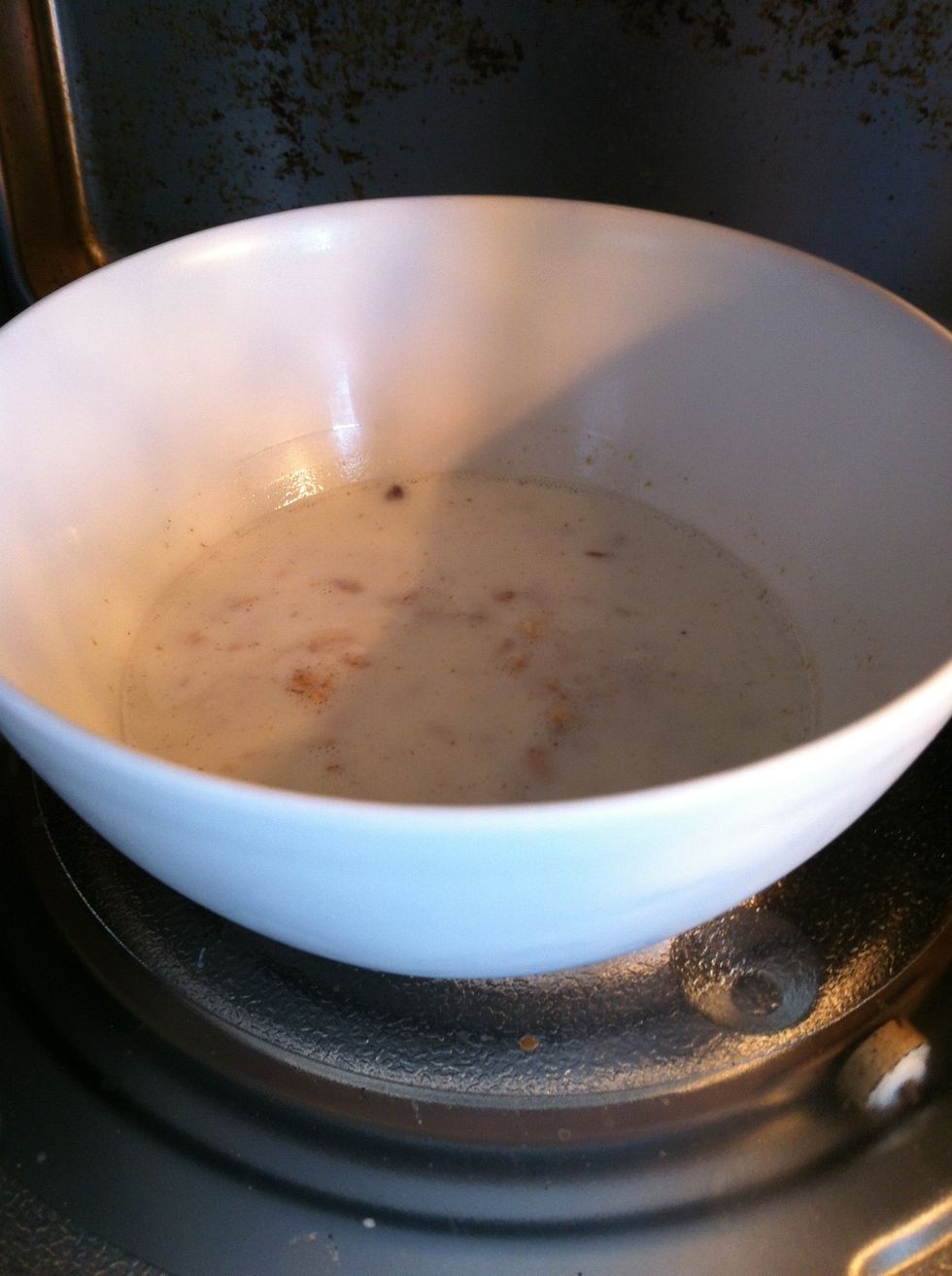 place in microwave next morning