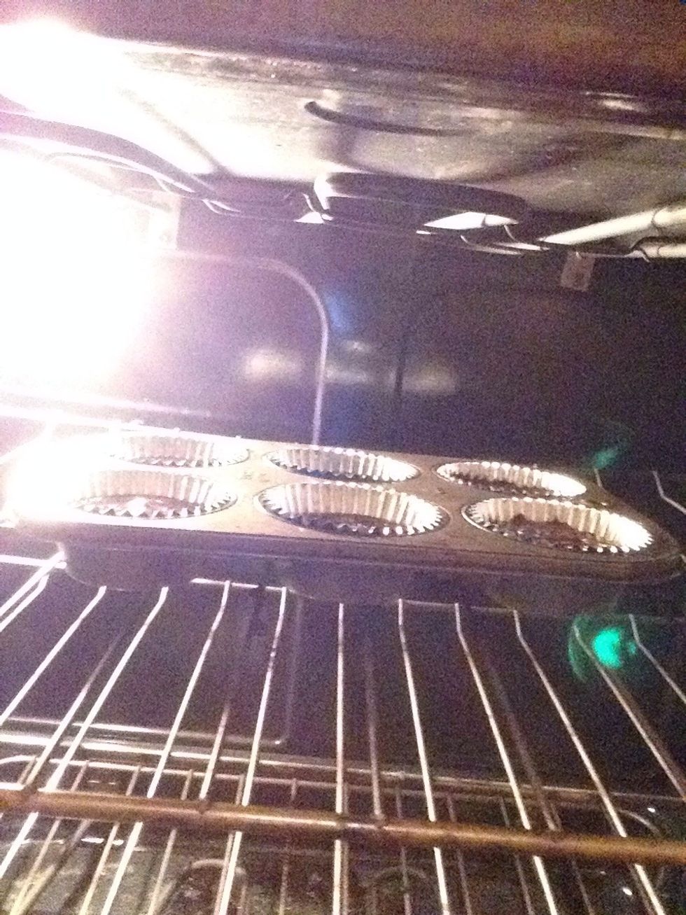 Place in oven and bake at 350 degrees for 20-22 minutes