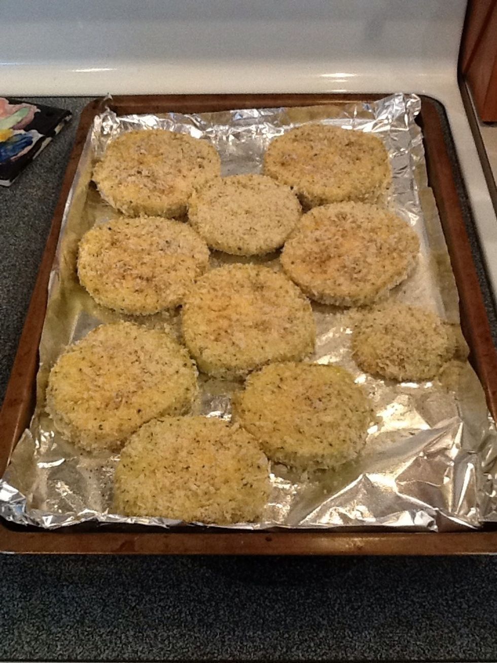 Place in oven and bake for 25 minutes.