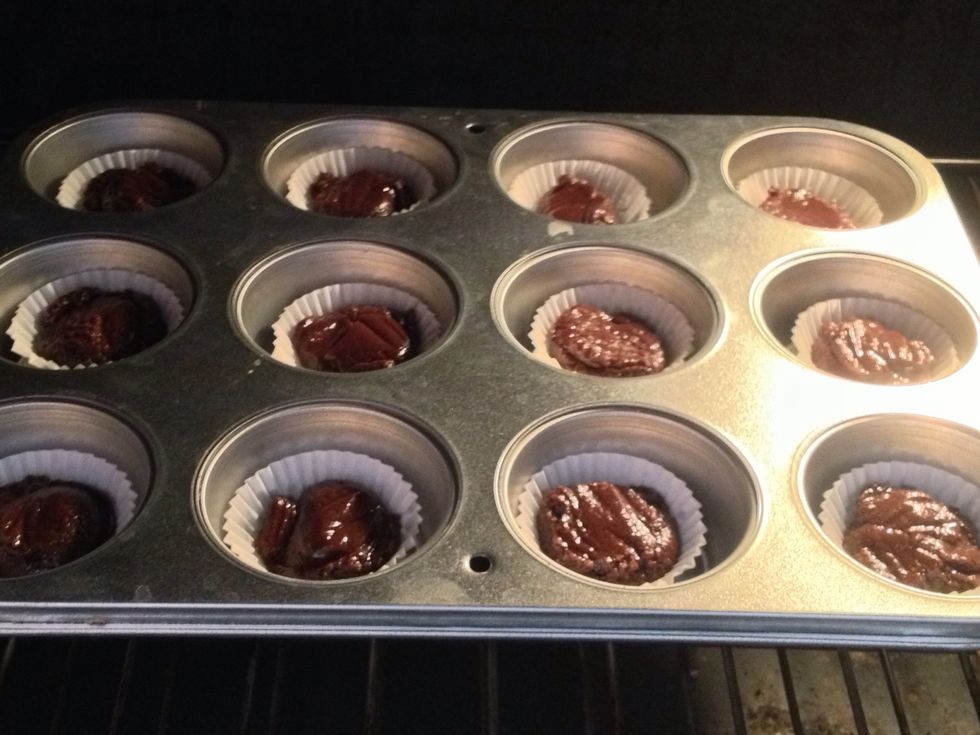 Place in oven and bake. Mine were ready in about 22 minutes.