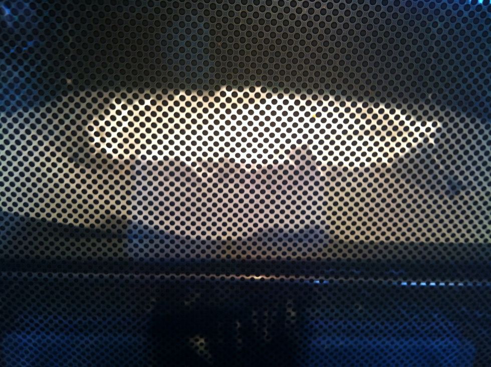 Place in oven and reduce oven temperature to 120 and bake for an hour