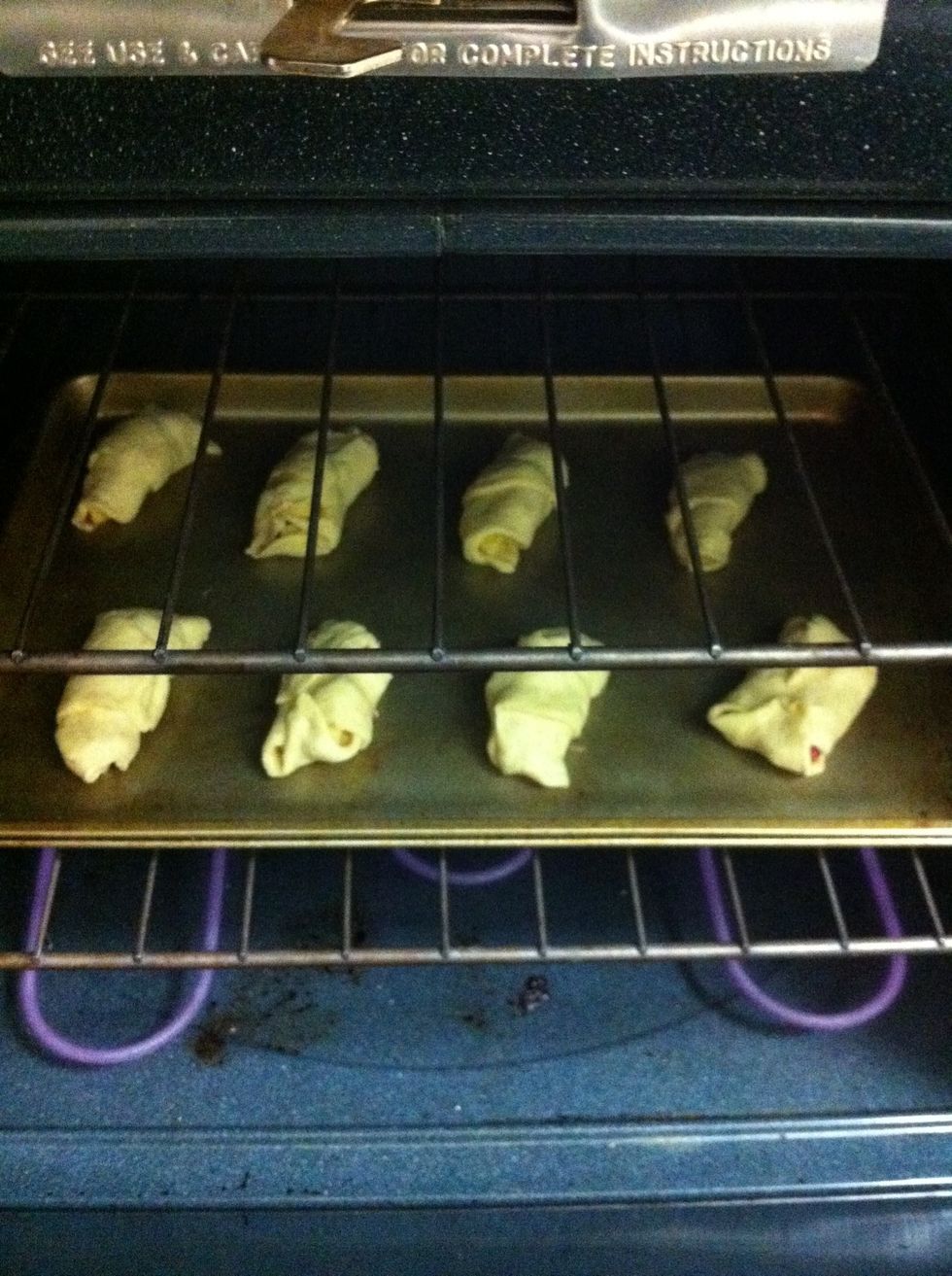 Place in oven for 25-30 min or until golden brown