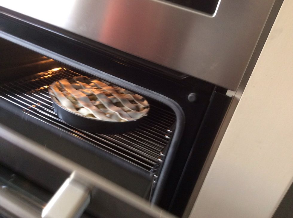 Place in oven for half an hour at 180 degrees