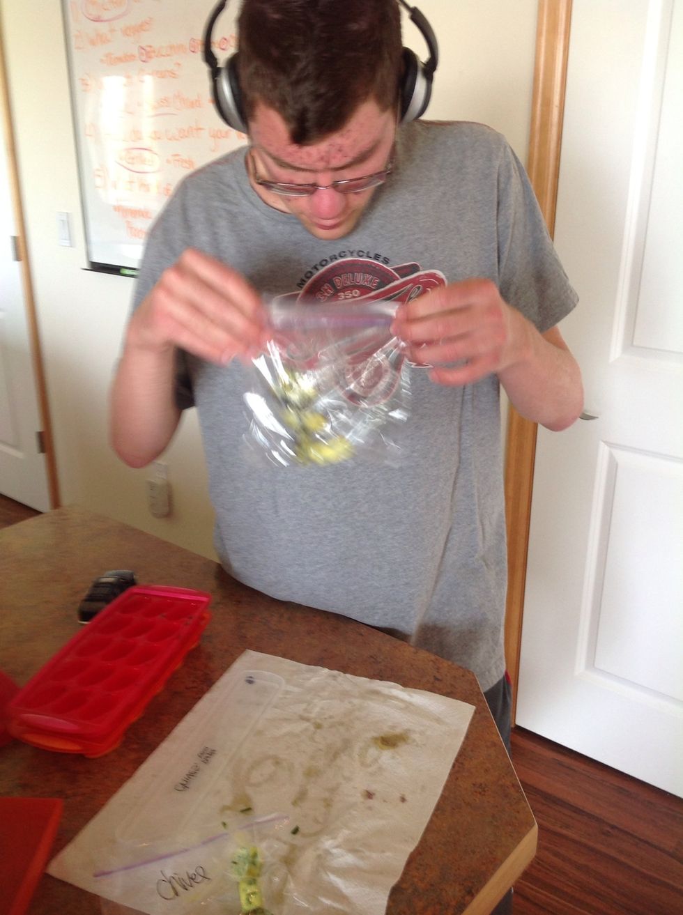 Place in plastic bag and label