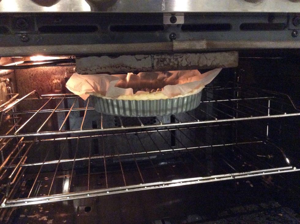 Place in pre heated oven and set a timer for 15 minutes.