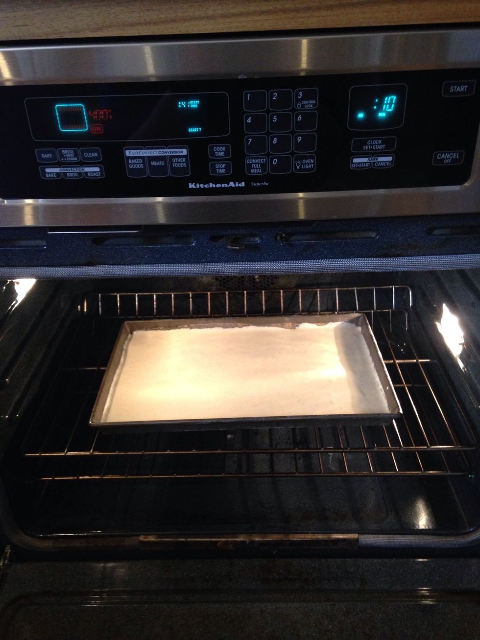 Place in preheated oven for 8-10 minutes.