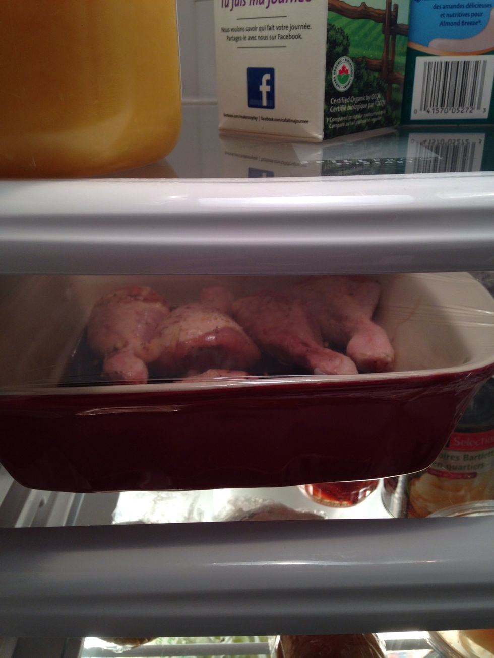 Place in refrigerator for 20 mins.