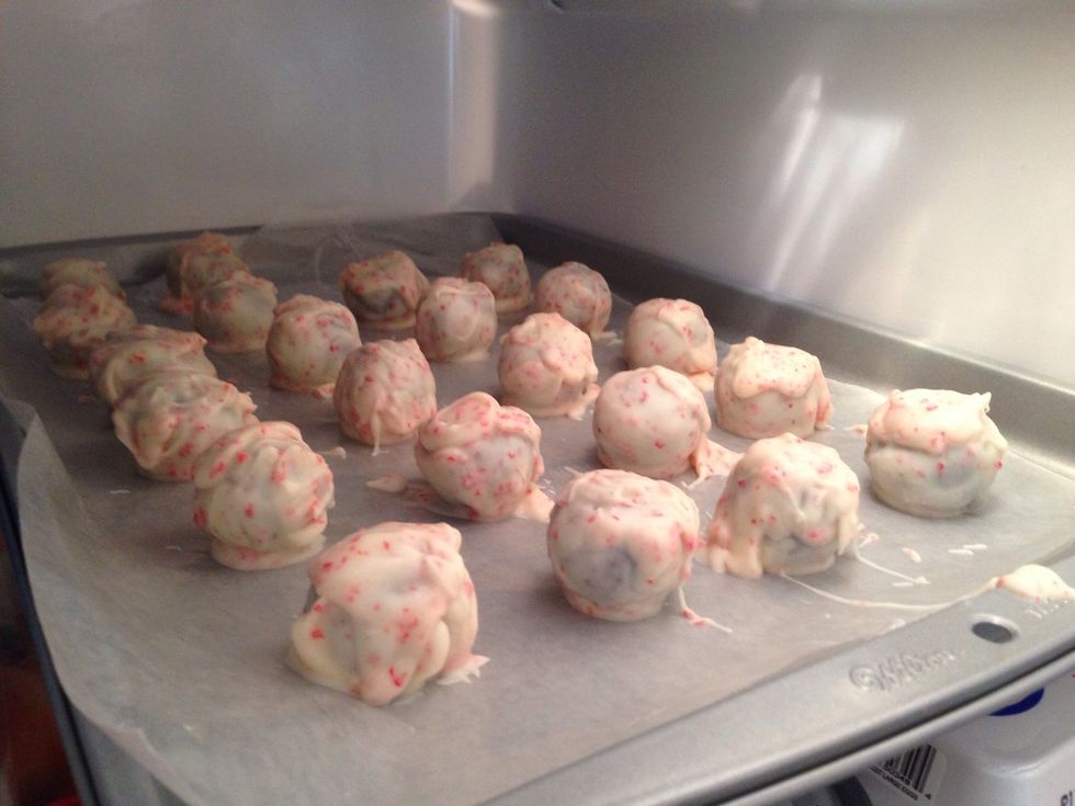 Place in refrigerator for about 30 minutes and then you're done!