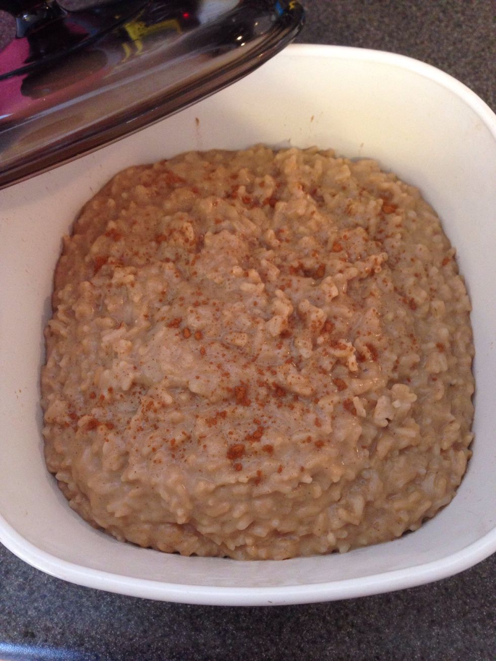 Place in serving bowl and sprinkle with cinnamon. Serve with tea!