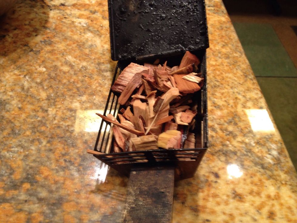 Place in smoke box from Alto-Shaam 767-SKIII