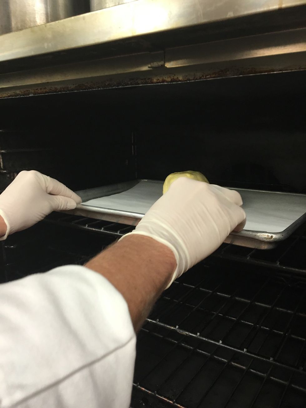 Place in the oven at 350 for around 15-20 mins