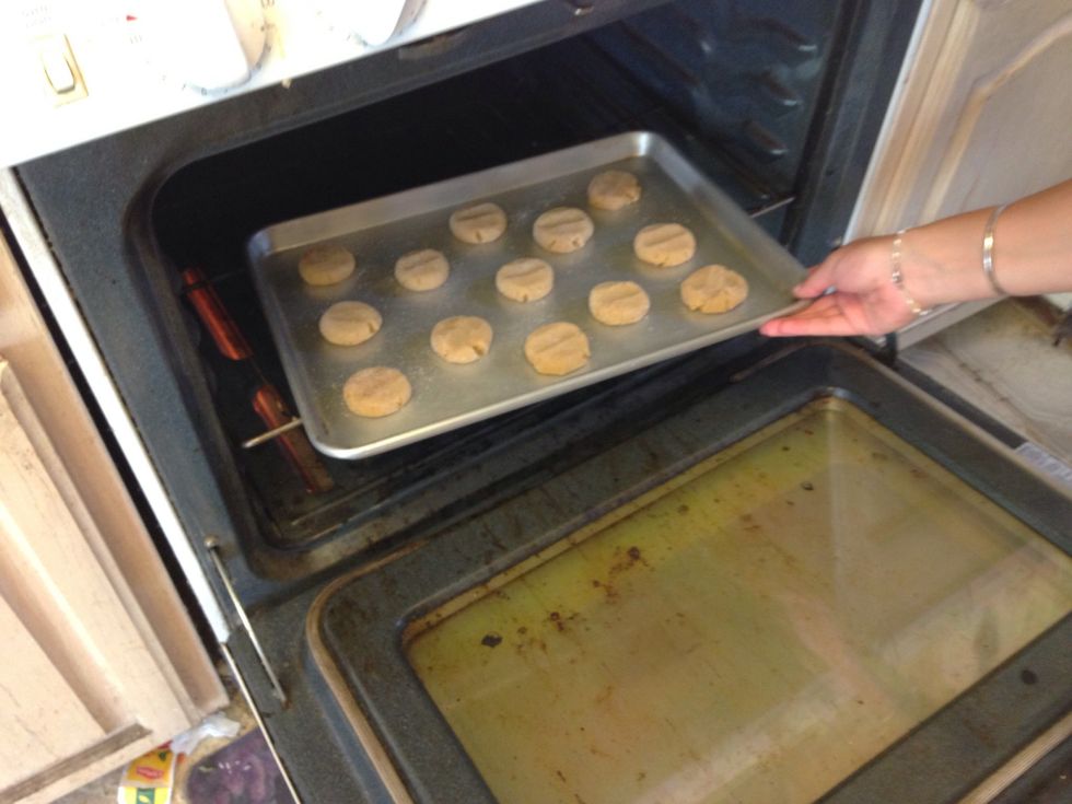 Place in the oven at 365 degrees for 10-12 minutes