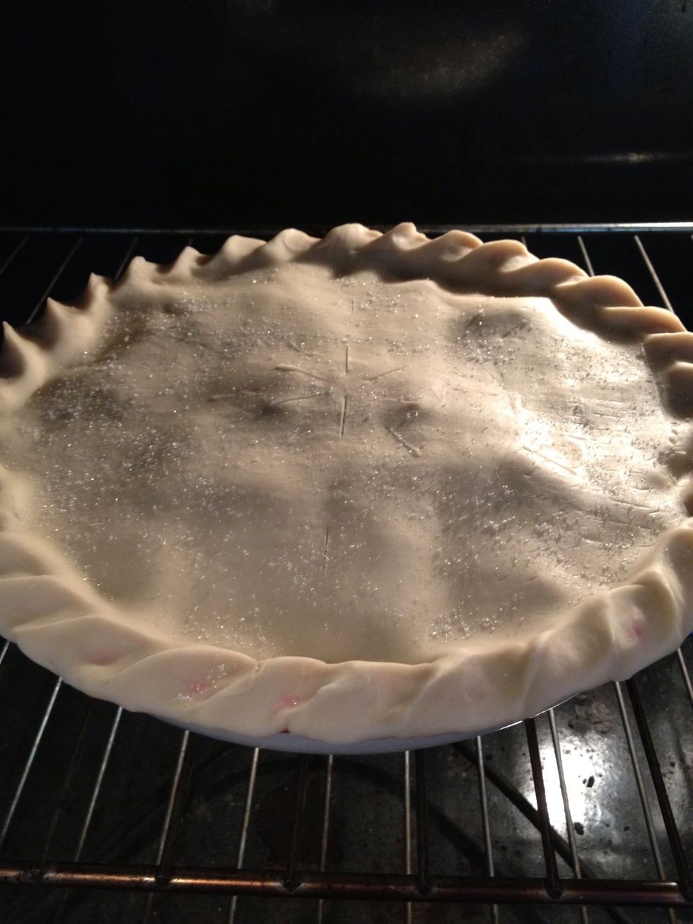 Place in the oven for 10-12 minutes. Make sure the edges do not burn!