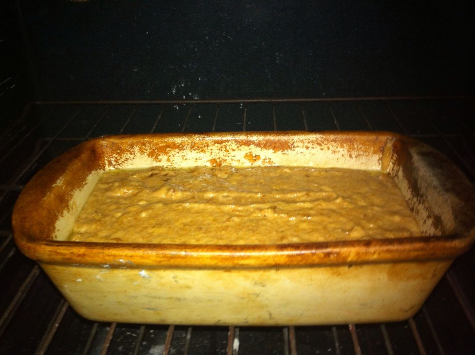 Place in the oven for 60 minutes.......