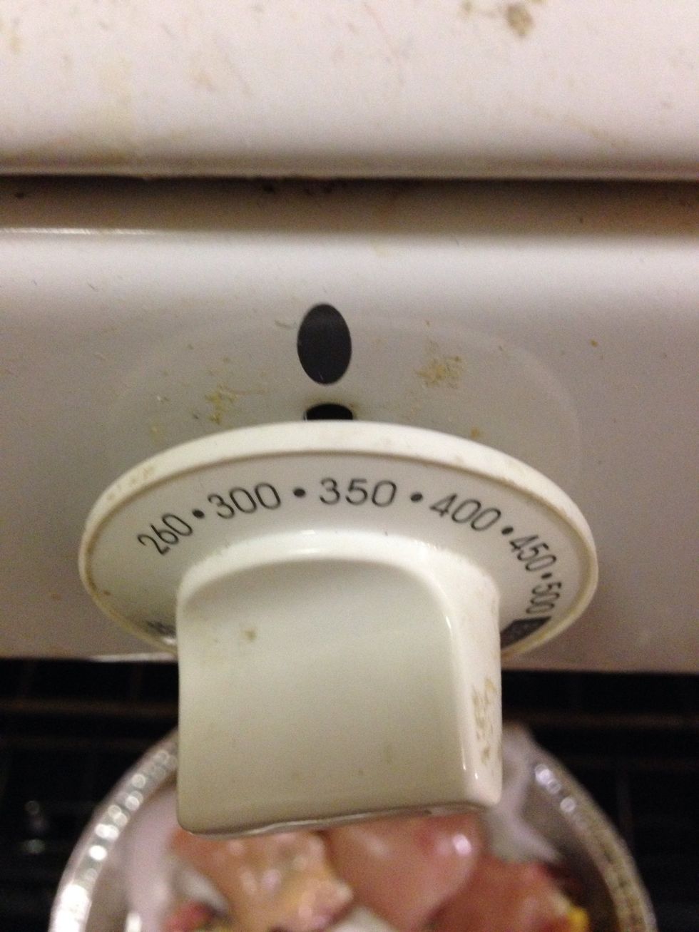 Place in the oven uncovered @350 for 30-45 min