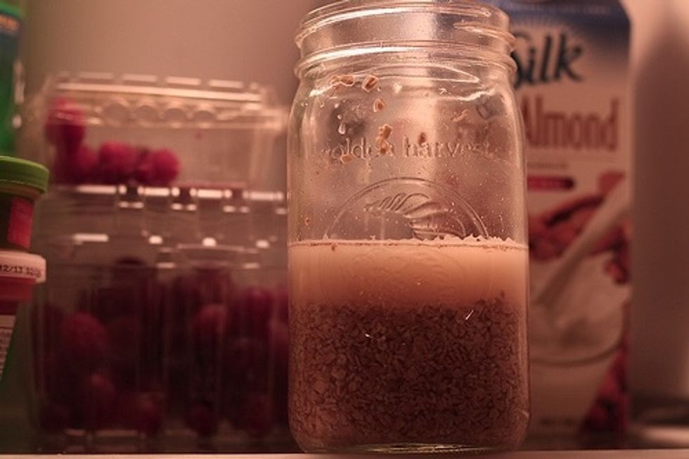 Place in the refrigerator overnight