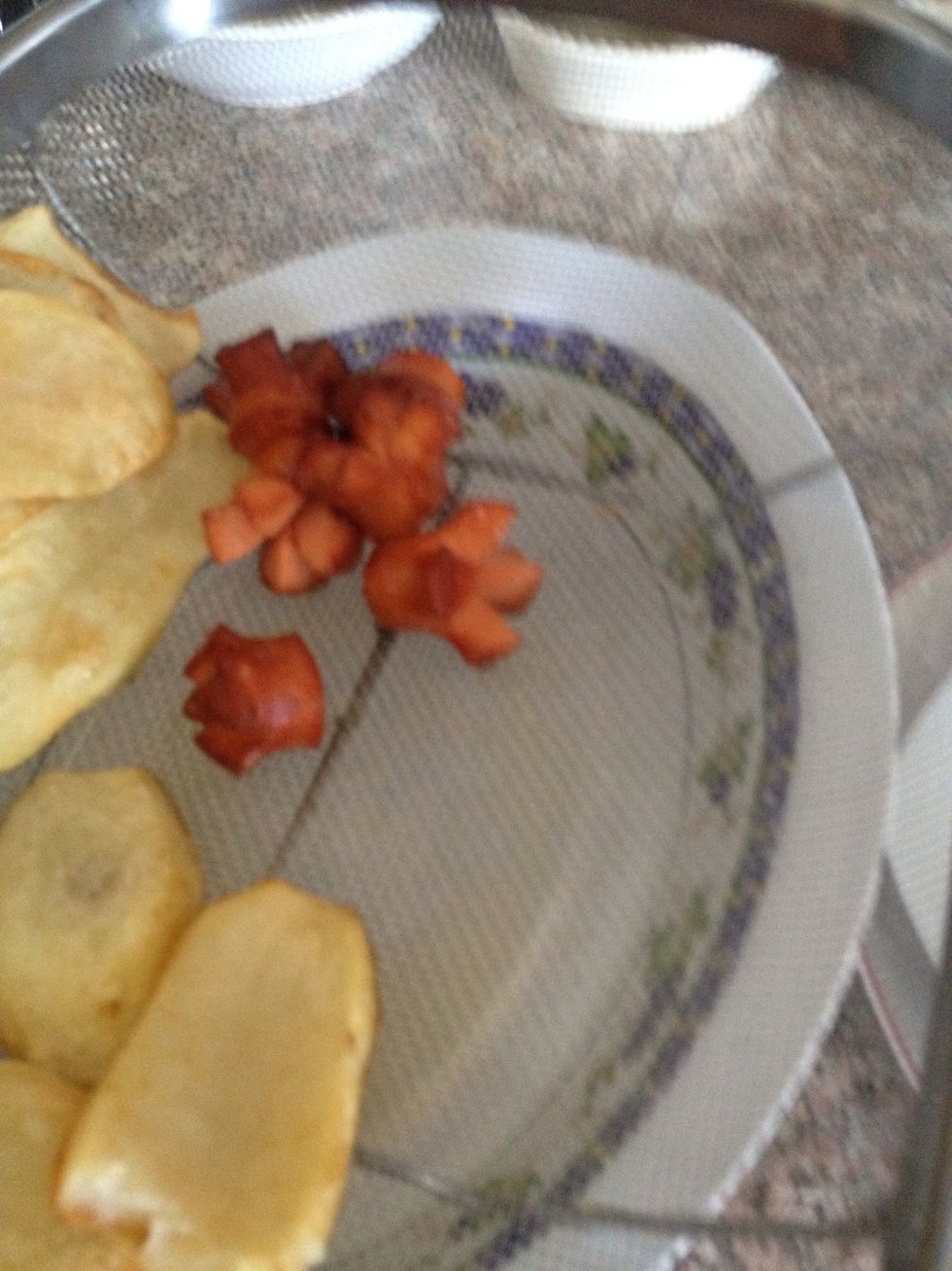 Place inside the strainer and let all the grease fall.