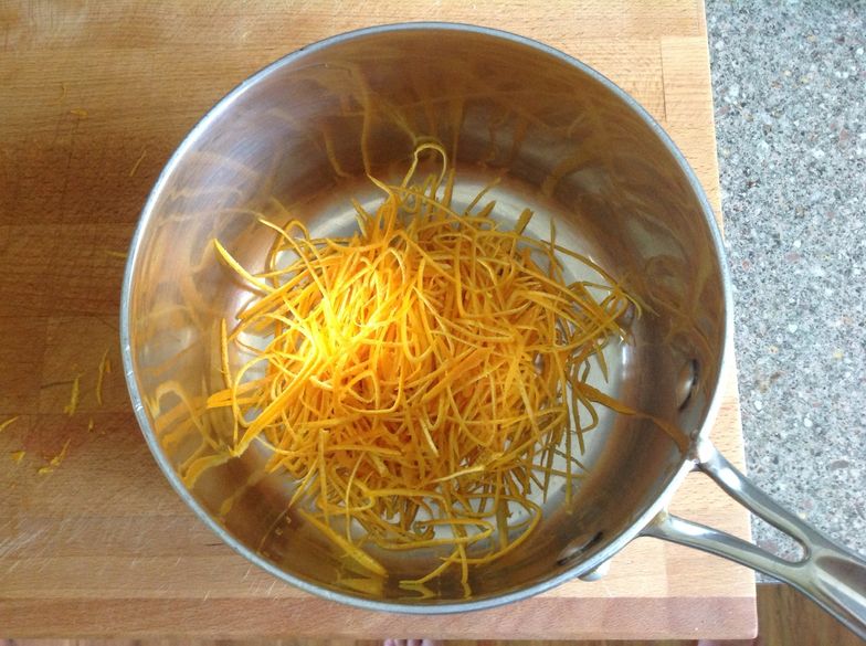 Orange confit - solo food - Recipes for One