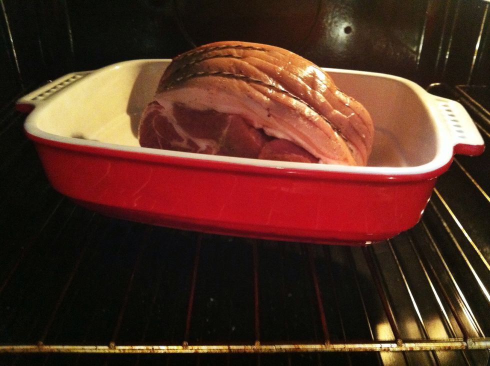 Place into the oven and leave in there on FULL for 30 minutes or so..