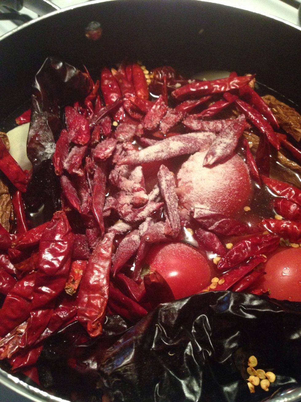 Place it an a pot of boiling water. You gonna boil it for 1 hour.