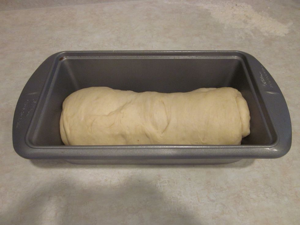Place it in the loaf pan. It's time to wait again. This time only 90 min